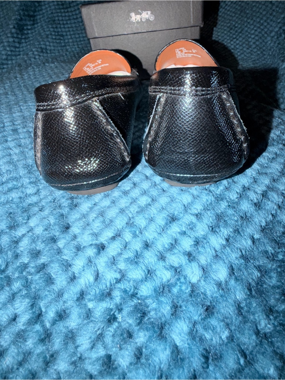 Coach Margot Leather Loafers - Black - Picture 4 of 8